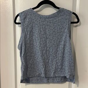 Blue Sleeveless Top